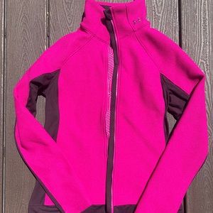 Hot Pink & Purple Zip-up Jacket